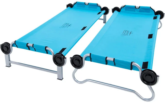 Disc-O-Bed Kid-O-Bunk Kinder Camping Stockbett Inkl. Seitentaschen Rot / Silber 2 Disc-O-Bed Kid-O-Bunk Kinder Camping Stockbett Inkl. Seitentaschen Rot / Silber – Bild 2