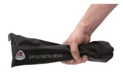 Robens Geographic Klapphocker Silber Grau