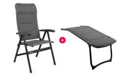 Westfield Set Traveller Vintage Klappstuhl & Beinauflage