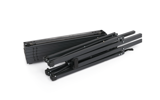 Berger Alu-Rolltisch Schwarz 2 Berger Alu-Rolltisch Schwarz – Bild 2